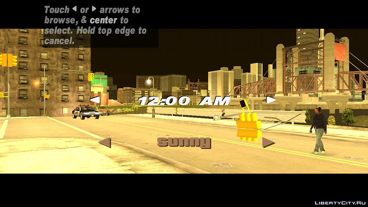 Выбор погоды и времени / GTA 3 (iOS, Android)