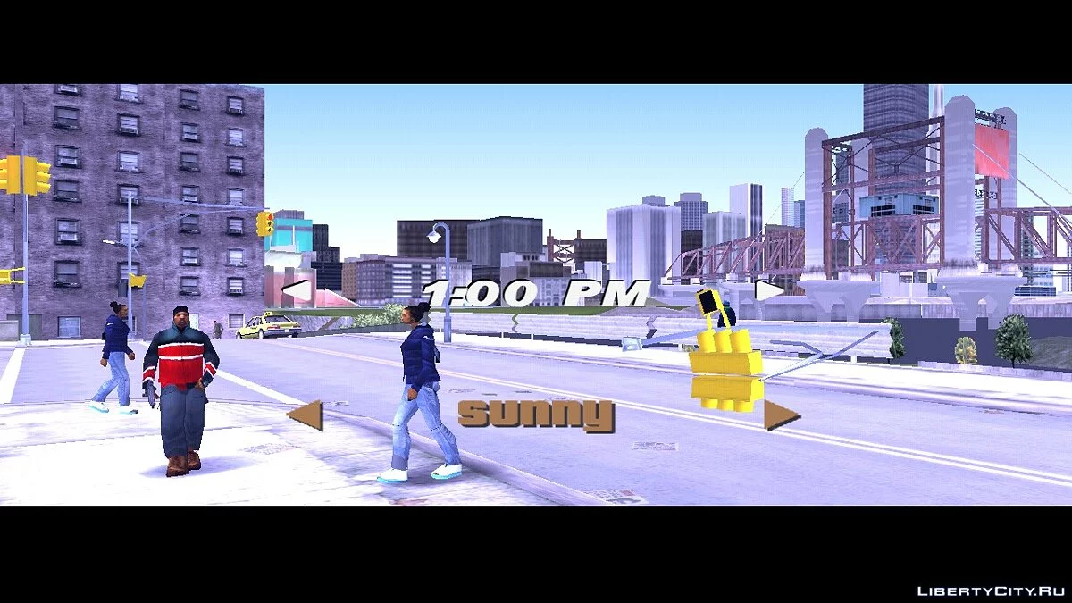 Choix de la météo et du temps / GTA 3 (iOS, Android)