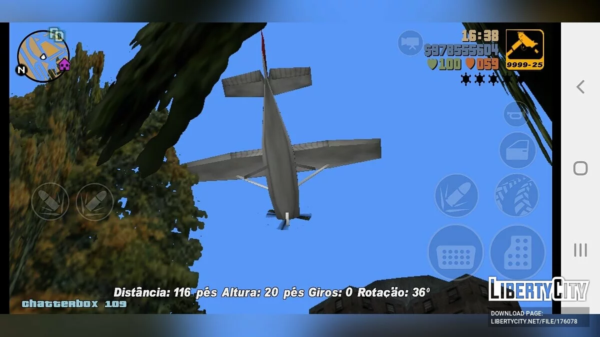 Ability to fly Deaddodo / GTA 3 (iOS, Android)
