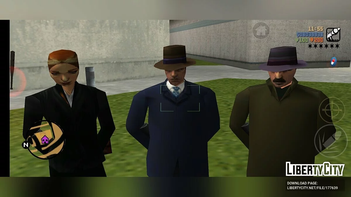 Pedestrian Bodyguard Mod / GTA 3 (iOS, Android)