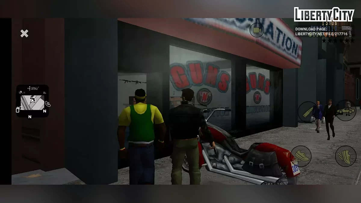 Ulepszony zakup broni / GTA 3 (iOS, Android)