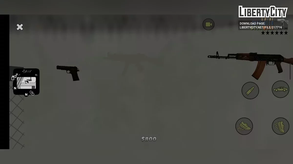 Ulepszony zakup broni / GTA 3 (iOS, Android)