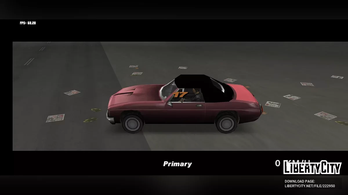 Change Vehicle Color / GTA 3 (iOS, Android)