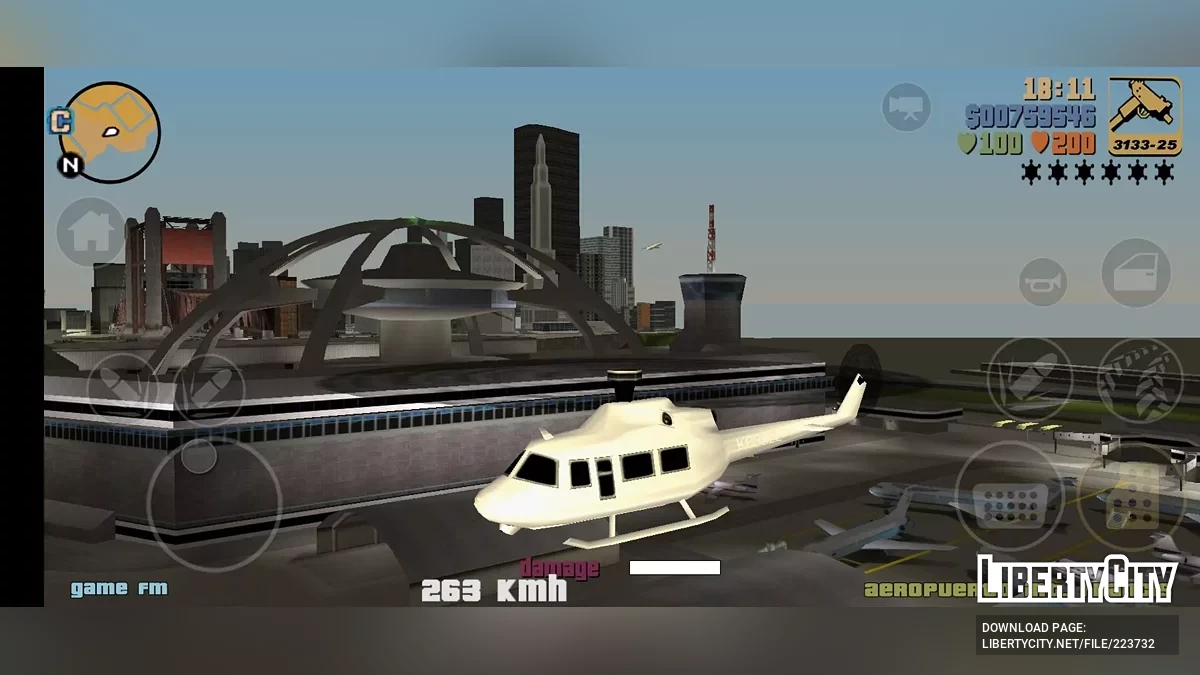 Chopper Mod (Moblie Version) / GTA 3 (iOS, Android)