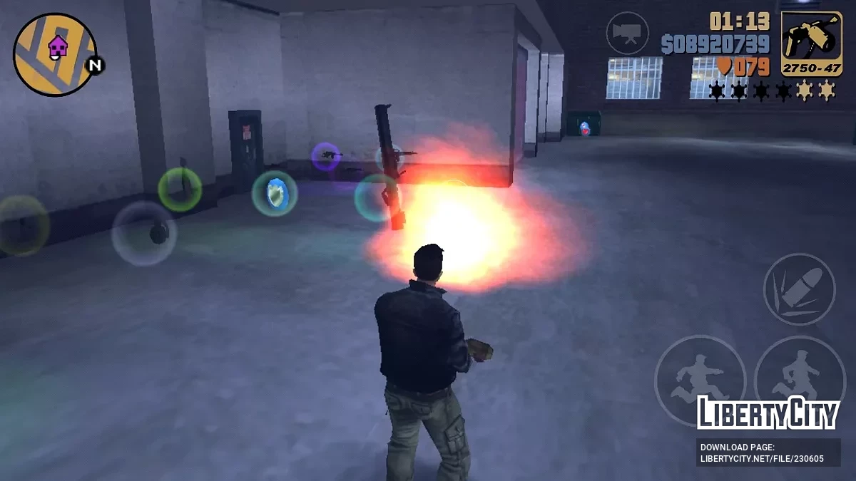 Вільна та ручна прицільна система для ювілейного видання 10 років / GTA 3 (iOS, Android)