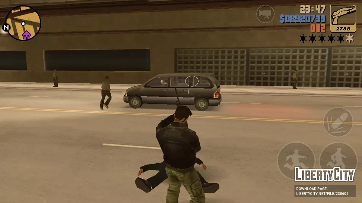 Вільна та ручна прицільна система для ювілейного видання 10 років / GTA 3 (iOS, Android)