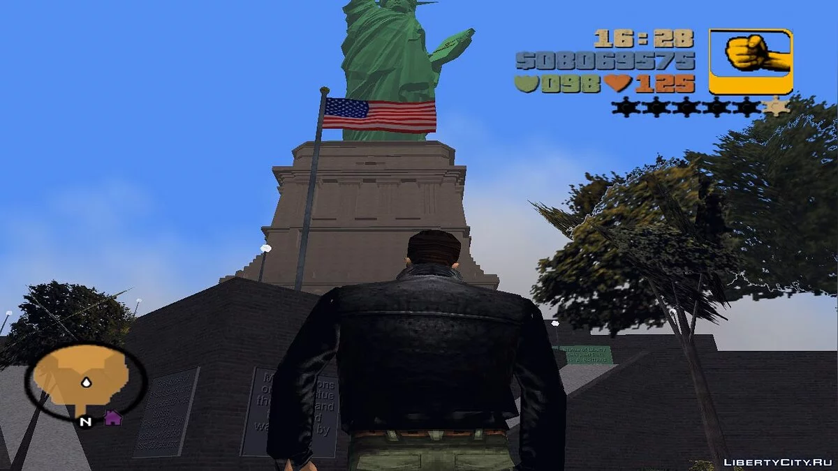 Estátua da Liberdade no Radar - Adição para Miss Liberty / GTA 3