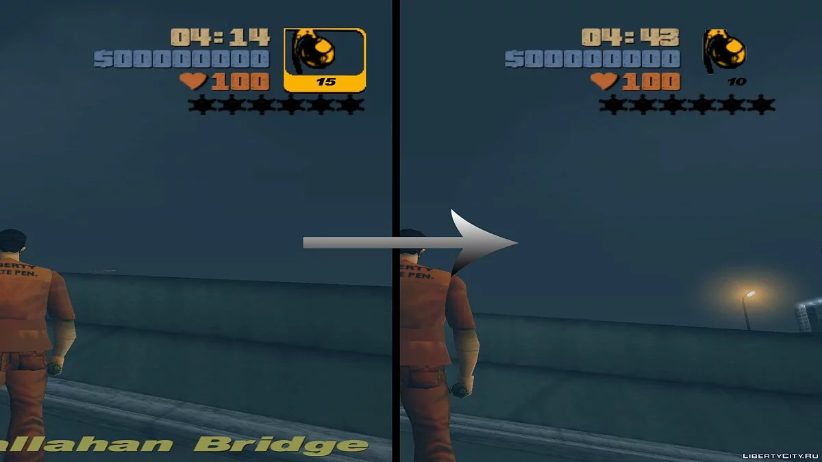 Weapon icons without borders for GTA 3 / GTA 3