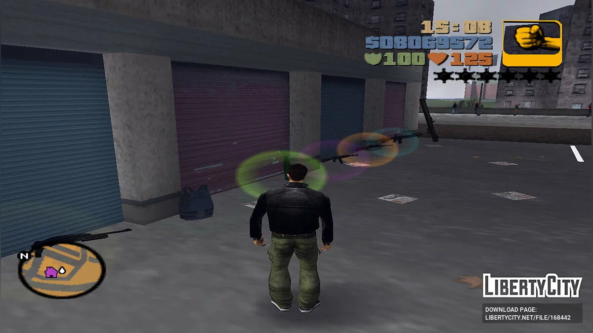 Pickup de chaleco antibalas actualizado / GTA 3