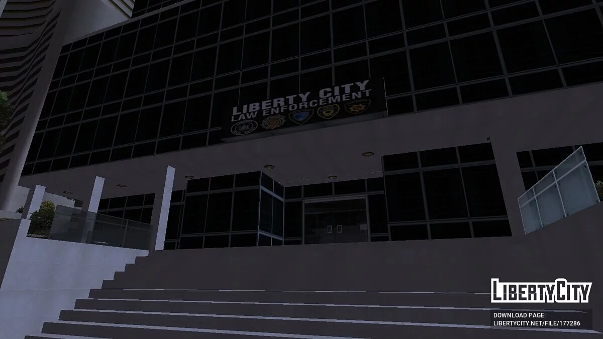 Новая текстура вывески LCPD / GTA 3