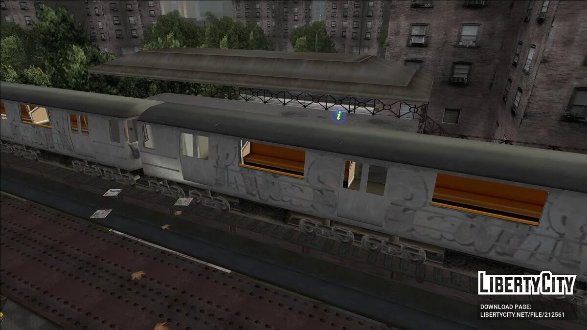 Graffiti sur les trains de la version PS2 / GTA 3