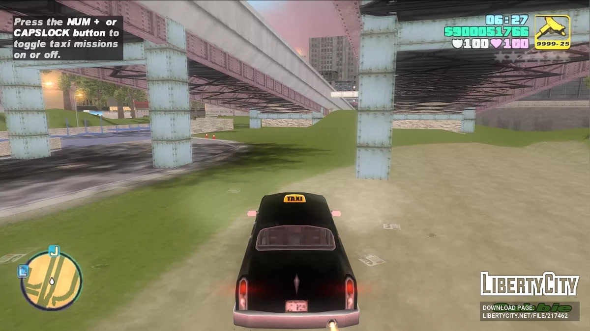 Feu d'échappement / GTA 3