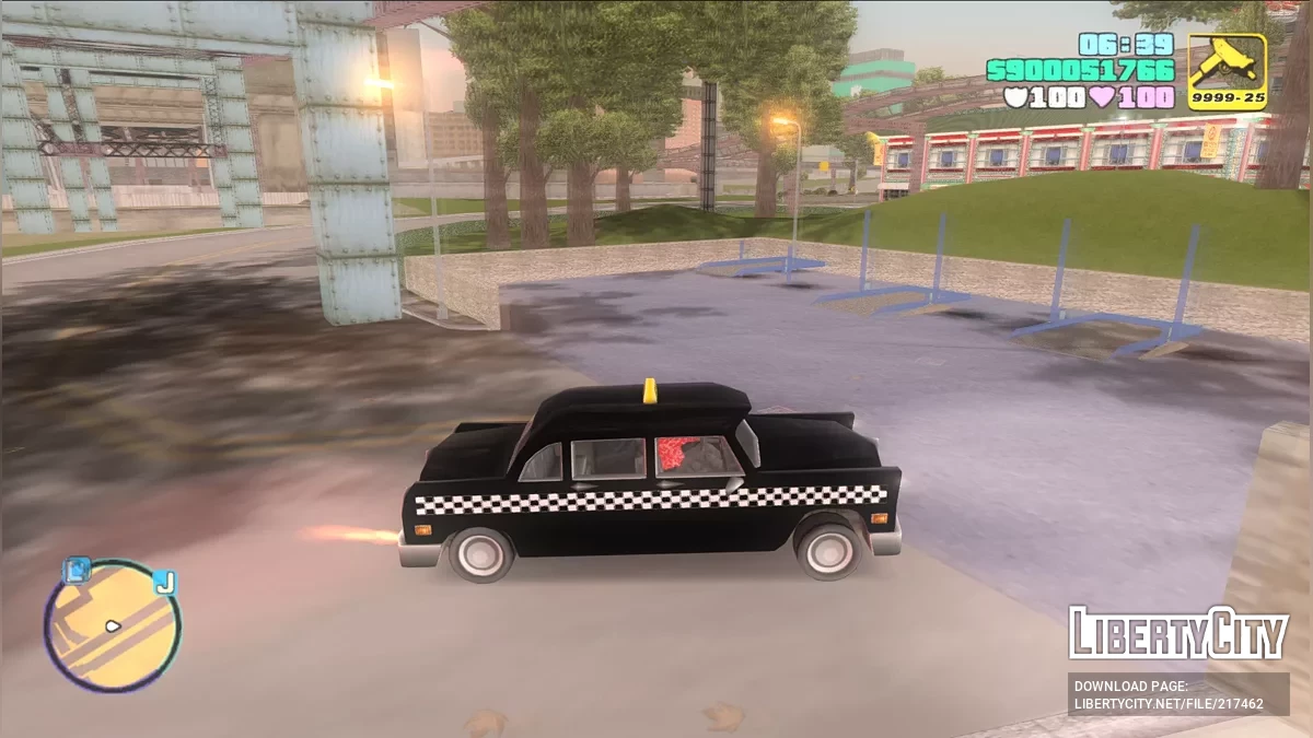 Feu d'échappement / GTA 3