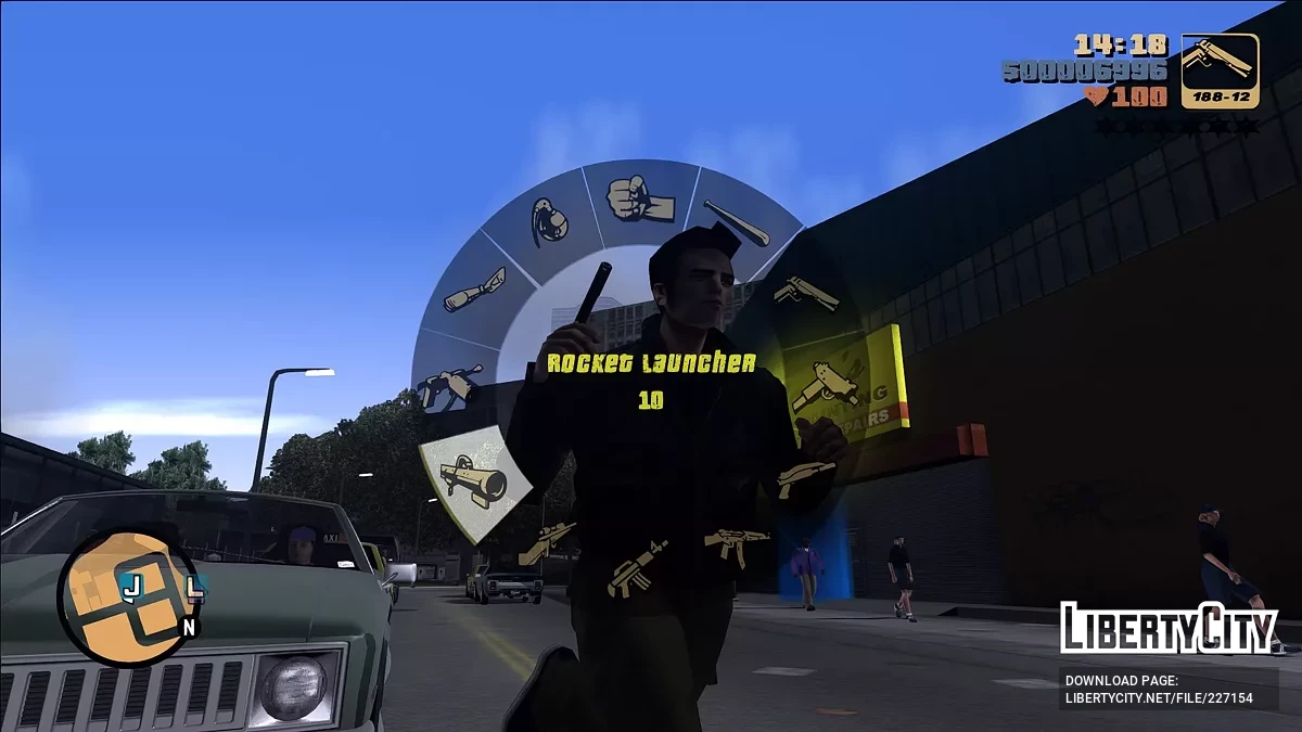 Кращі іконки для моду колеса зброї / GTA 3
