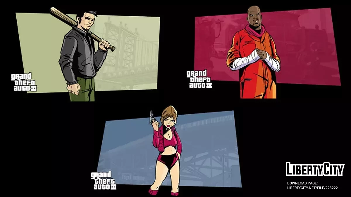 Mod Menu GTA 3 (Écrans de chargement style GTA V) / GTA 3