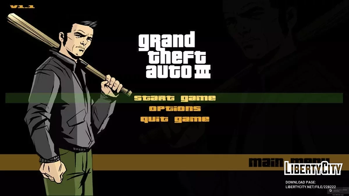 Mod Menu GTA 3 (Écrans de chargement style GTA V) / GTA 3