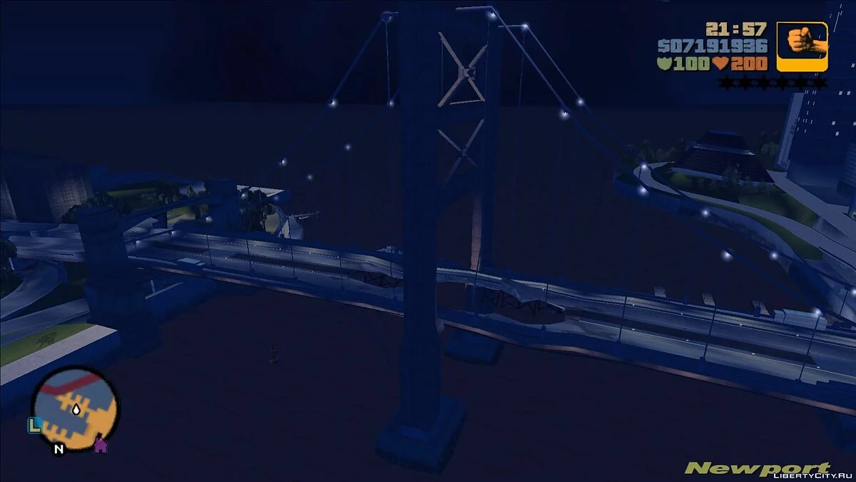 New Model Of The Damaged Bridge "Callahan" / GTA 3