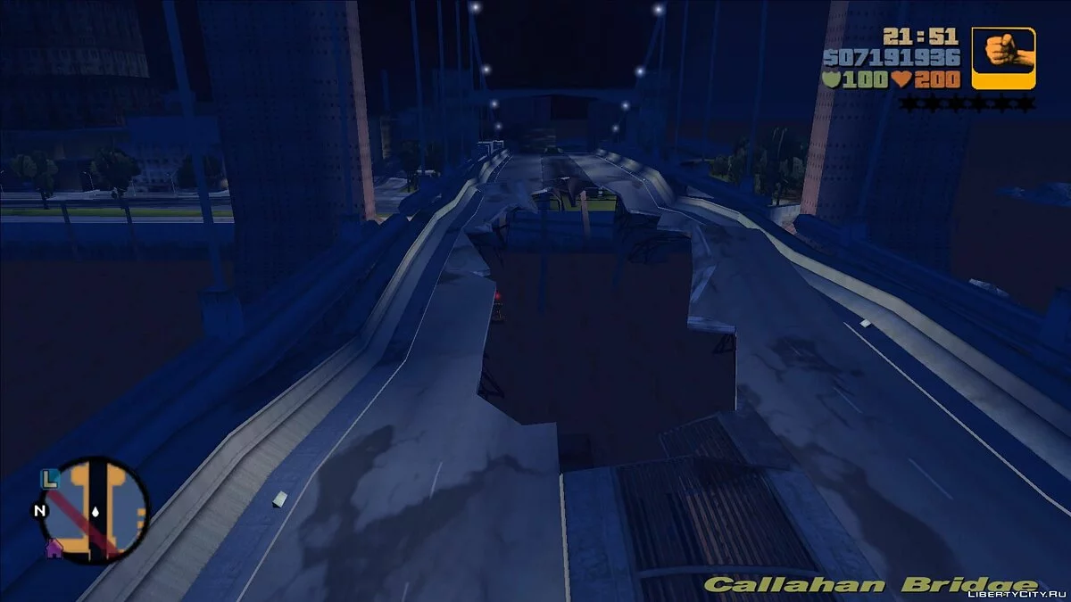 New Model Of The Damaged Bridge "Callahan" / GTA 3