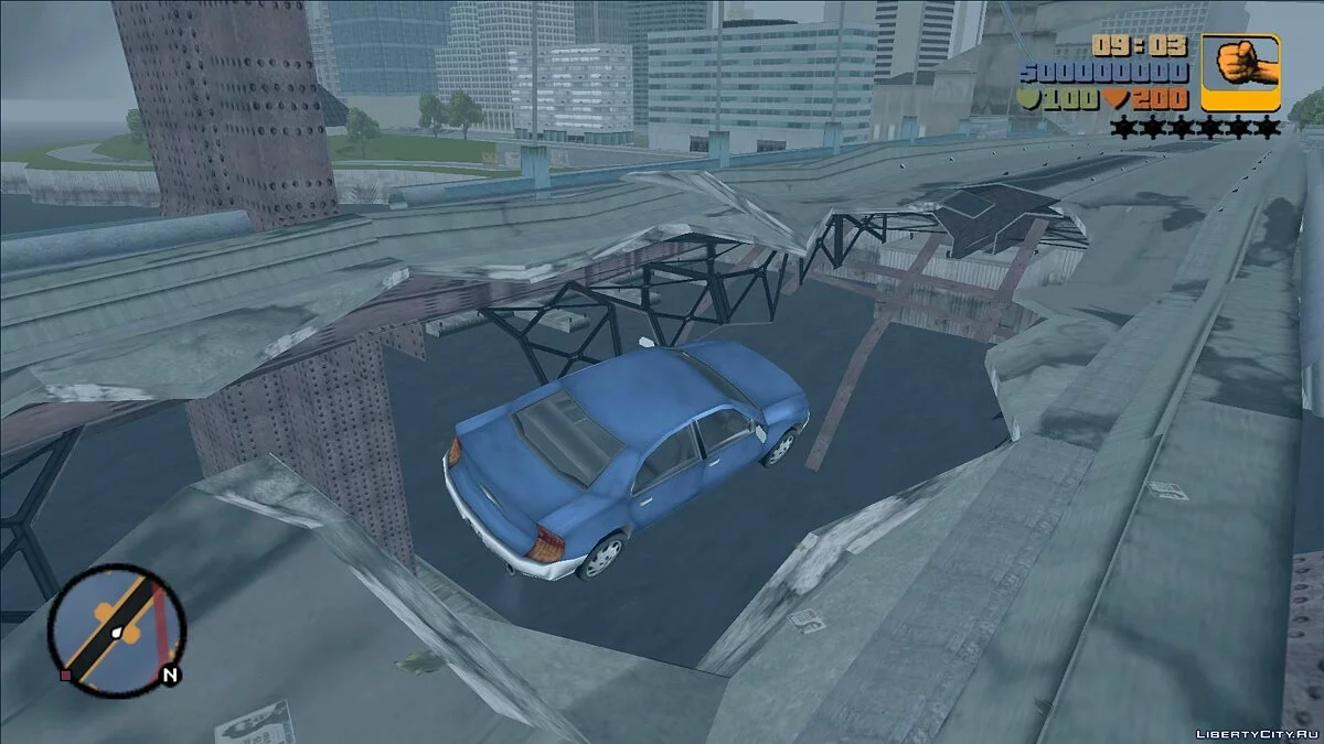 New Model Of The Damaged Bridge "Callahan" / GTA 3