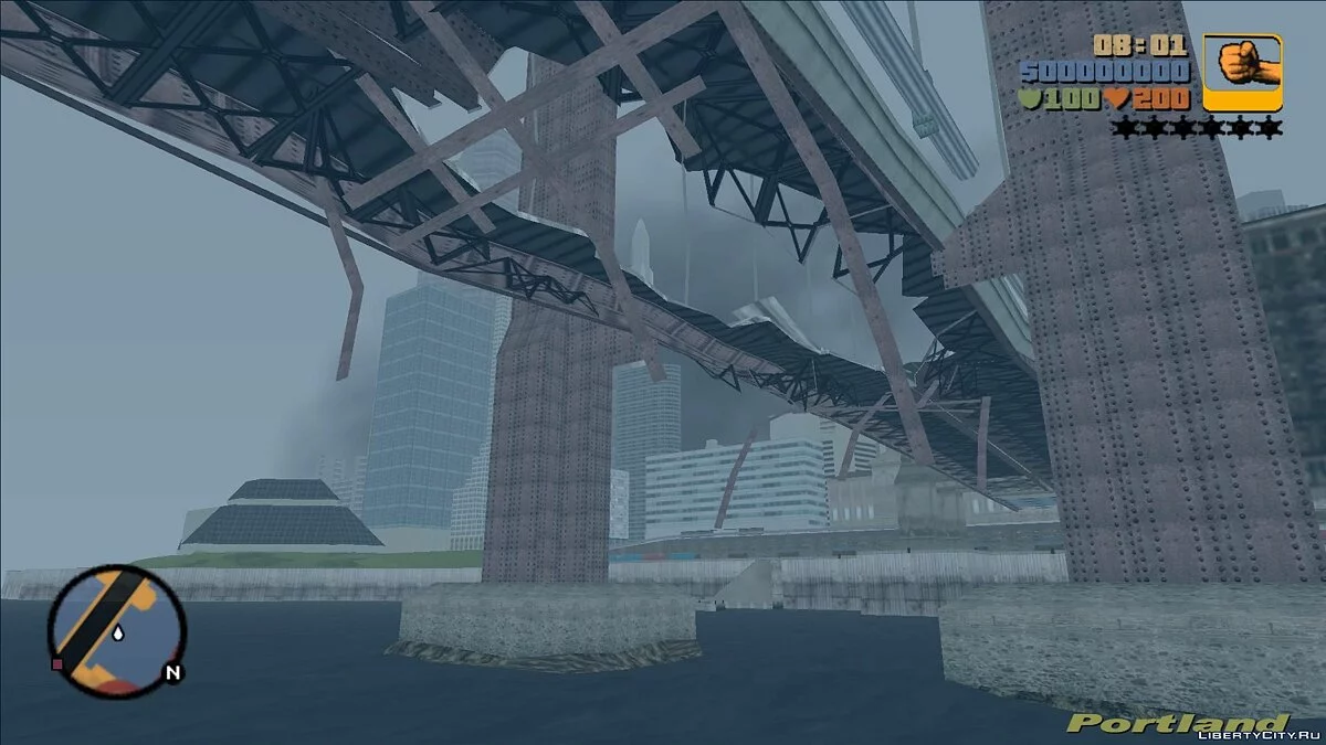 New Model Of The Damaged Bridge "Callahan" / GTA 3