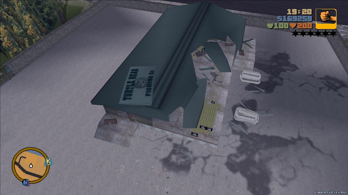 Download New model of the destroyed Fish Factory for GTA 3