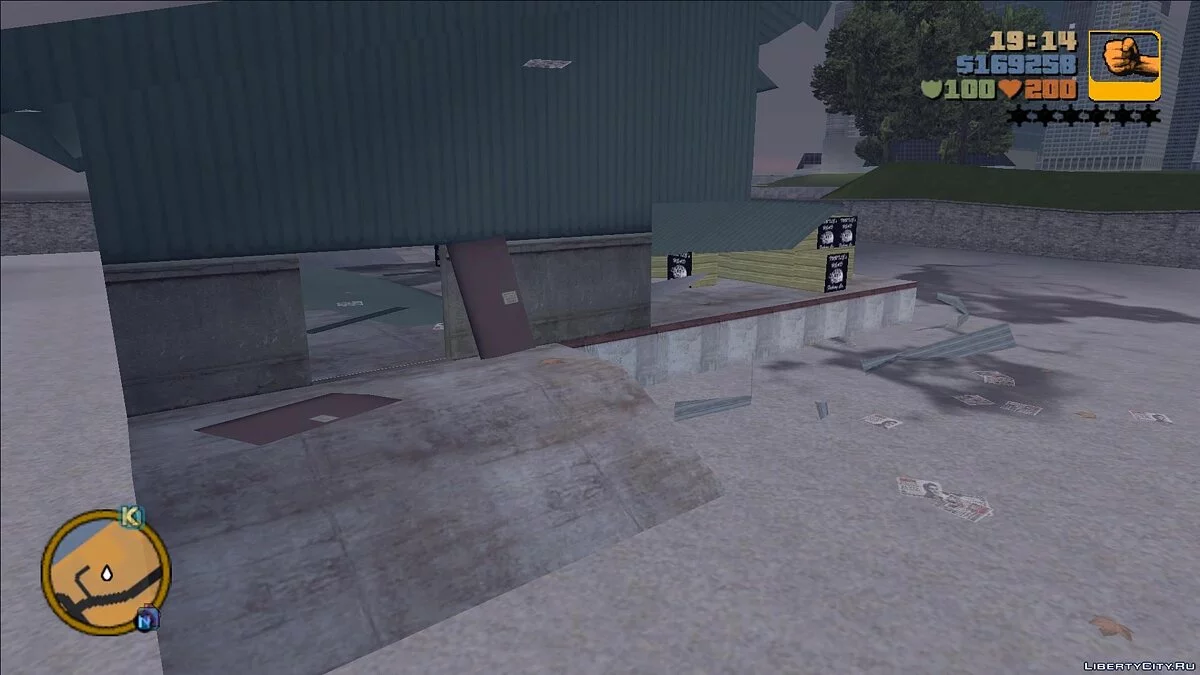 New model of the destroyed