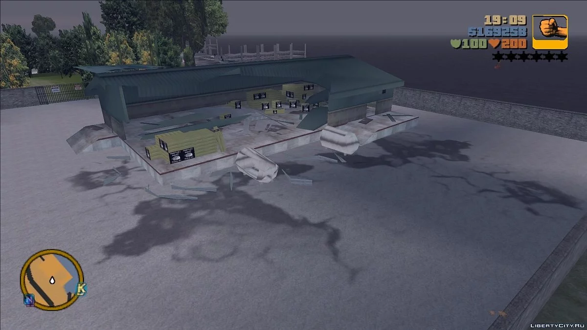 New model of the destroyed