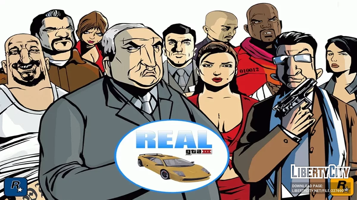 خريطة المهام الإضافية في GTA 3: Hard Real Mod / جي تي إيه 3