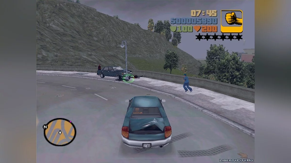 GTA 3 - VC Cars In Action / GTA 3