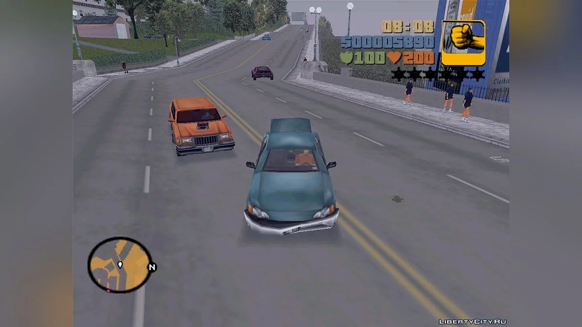 GTA 3 - VC Cars In Action / GTA 3