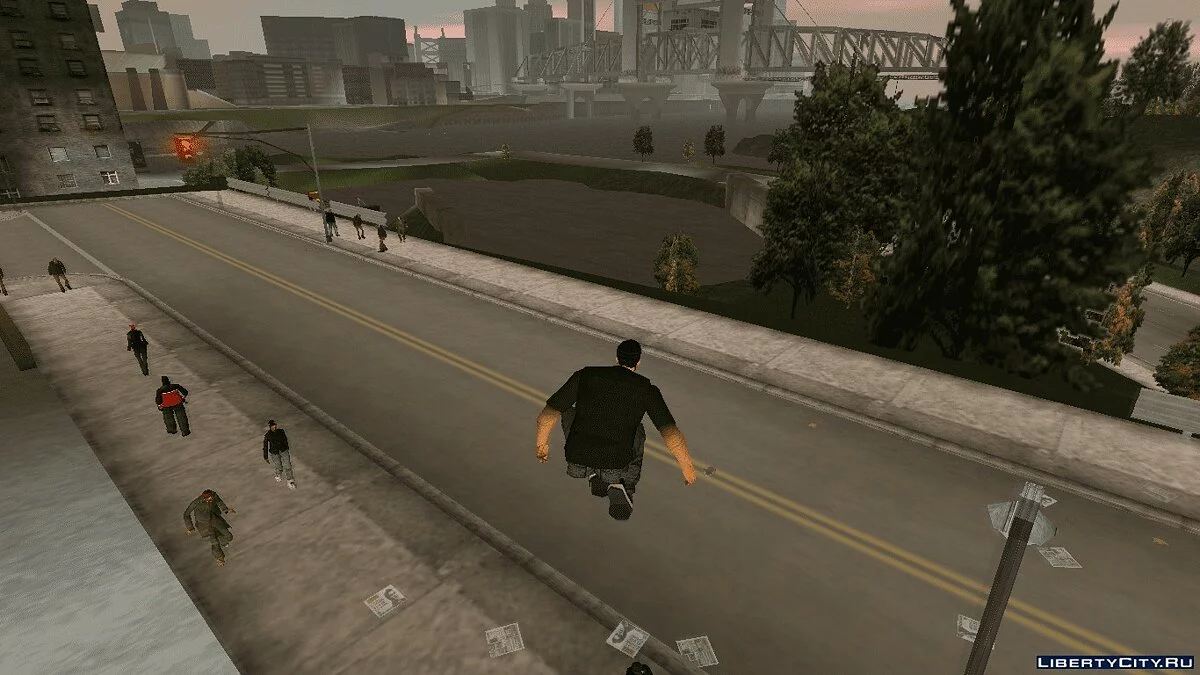 Мод для стрибків без падіння / GTA 3