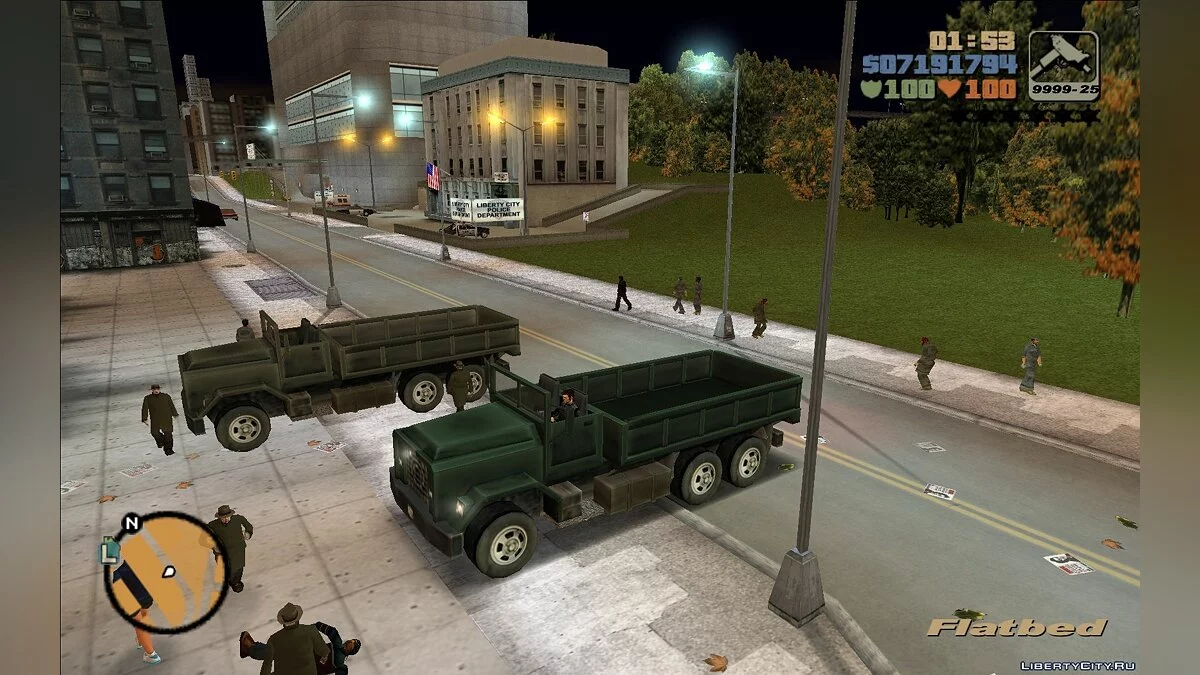 Customizable Securica, Flatbed, and Barracks / GTA 3