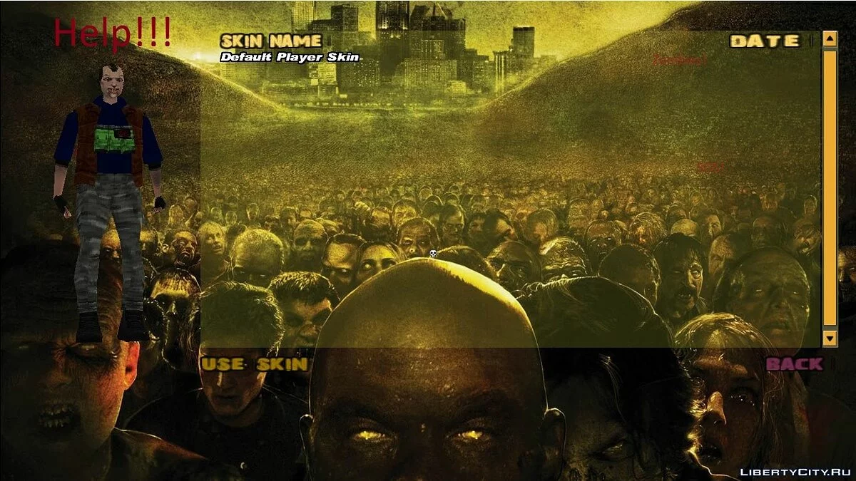 Шрифт для GTA 3: Zombie Mod / GTA 3
