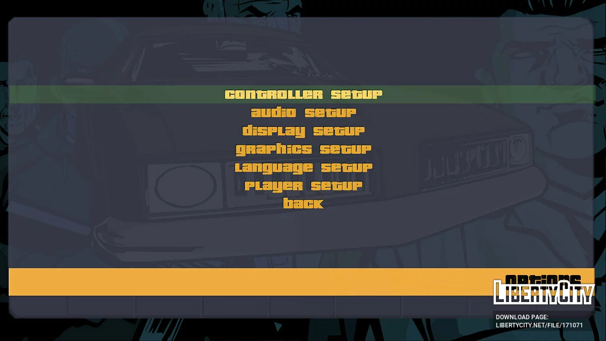 HD PS2 Menu / GTA 3