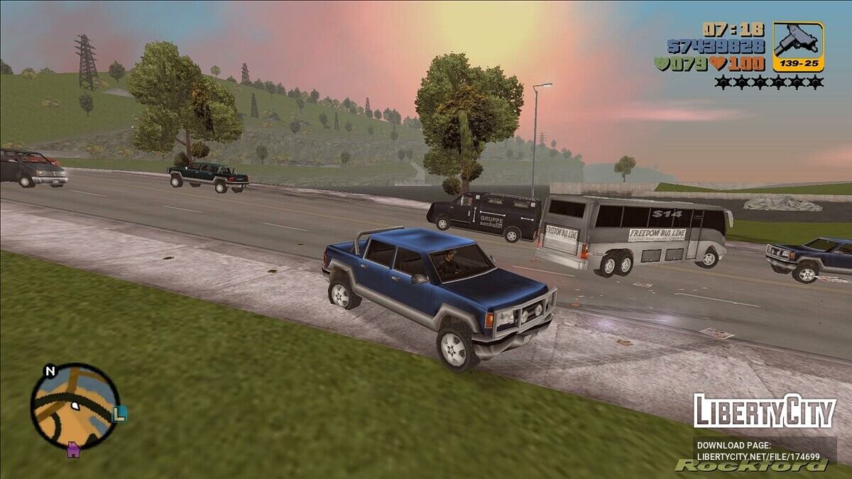 Liberty City GTA 3(with roads) - Skymods