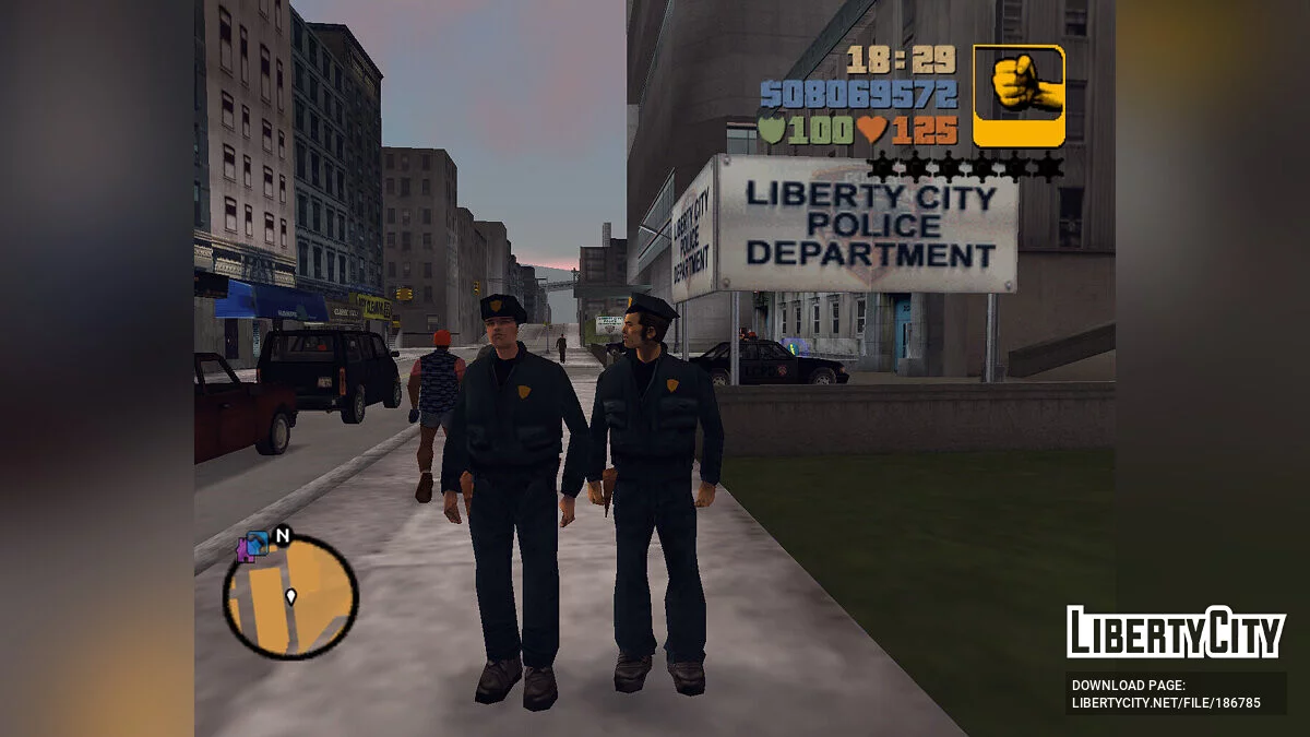 Police Outfit for Claude / GTA 3