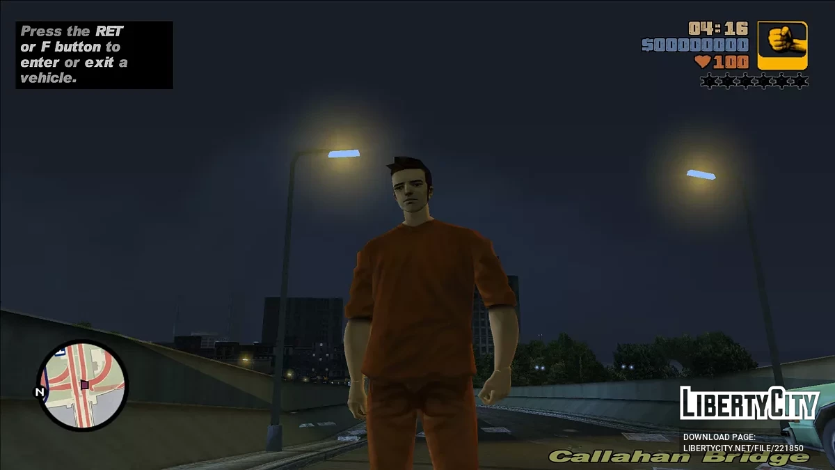 Improved Vanilla PC Claude / GTA 3