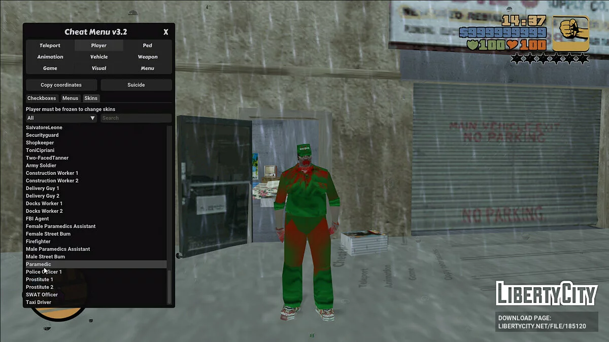 Скіни зомбі III / GTA 3