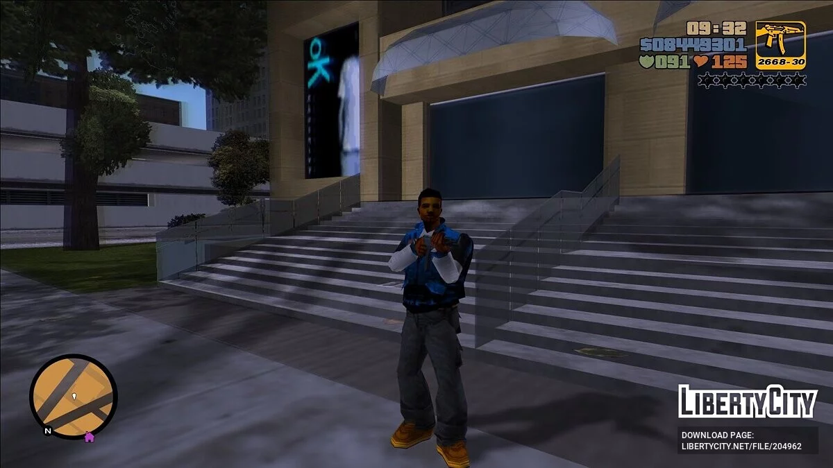 Skin Franklin Clinton from GTA 5 / GTA 3