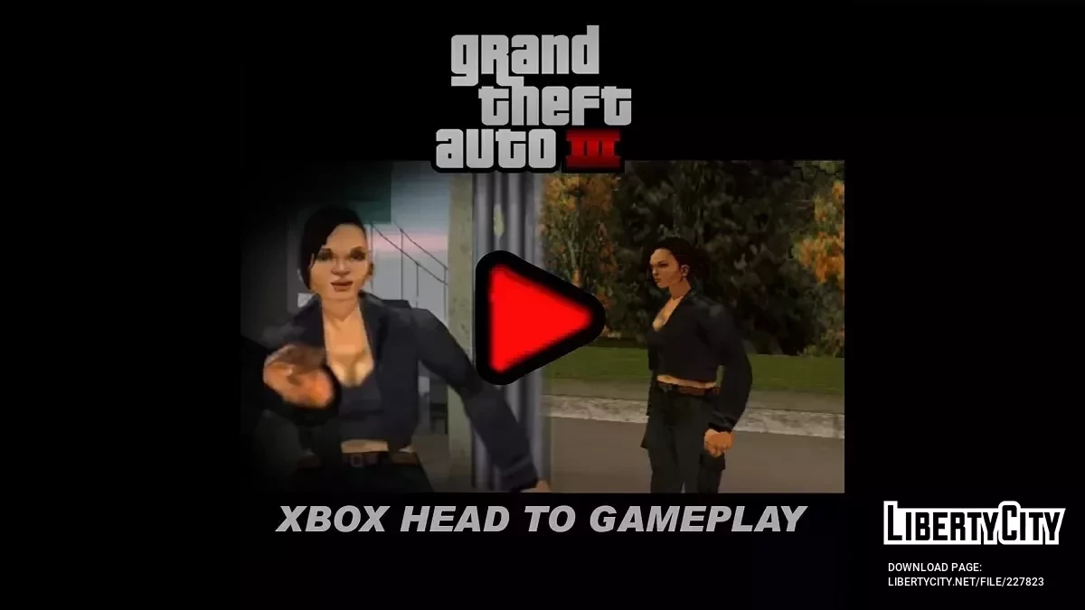 Кінозйомка Голови Каталіни для Моделі Гри / GTA 3