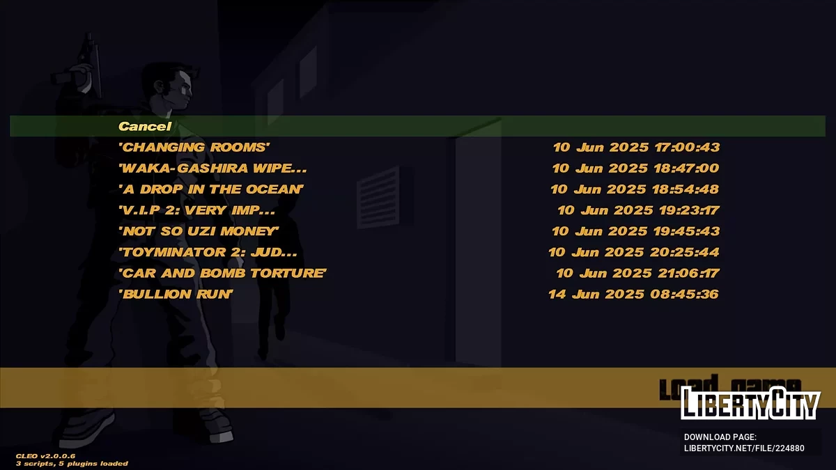 Saves after each mission in GTA Tightened Thrice (v.1.9) / GTA 3