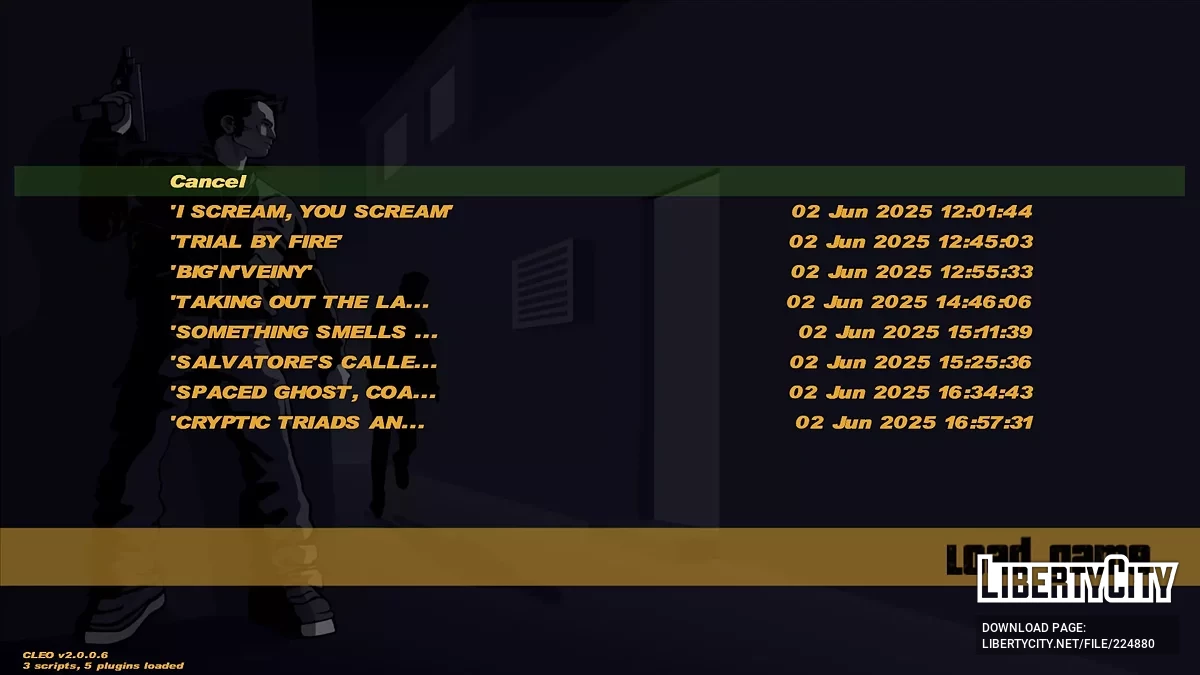 Saves after each mission in GTA Tightened Thrice (v.1.9) / GTA 3