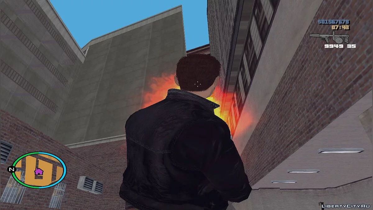 Correção do lança-chamas / GTA 3