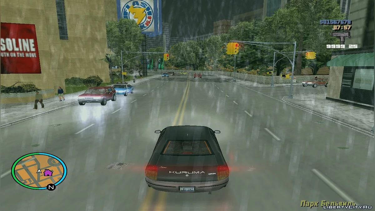 Rain Reflection Fix / GTA 3