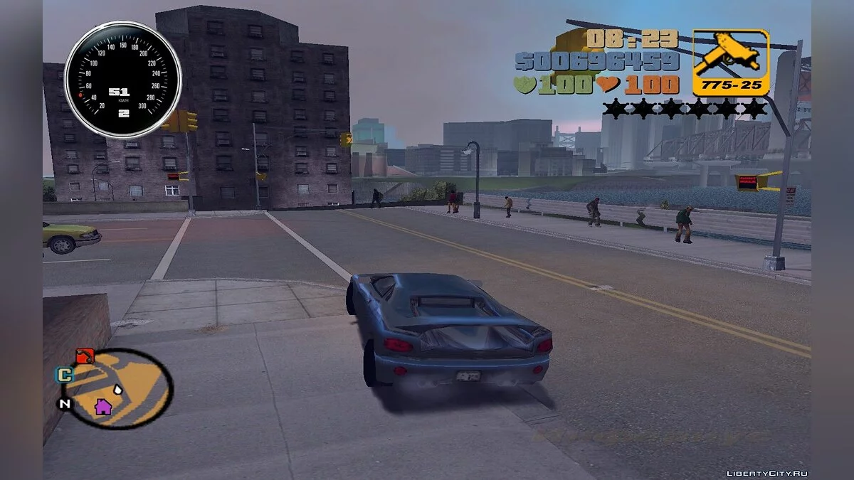 Pengukur Kecepatan / GTA 3