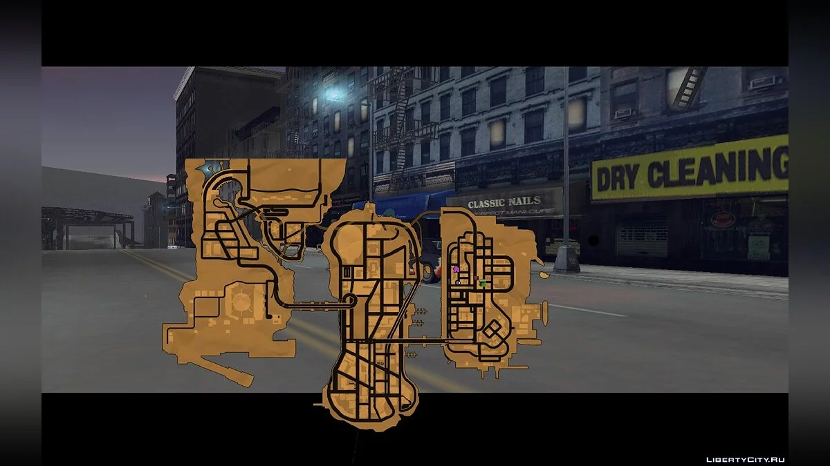 Carte unique dans le jeu / GTA 3