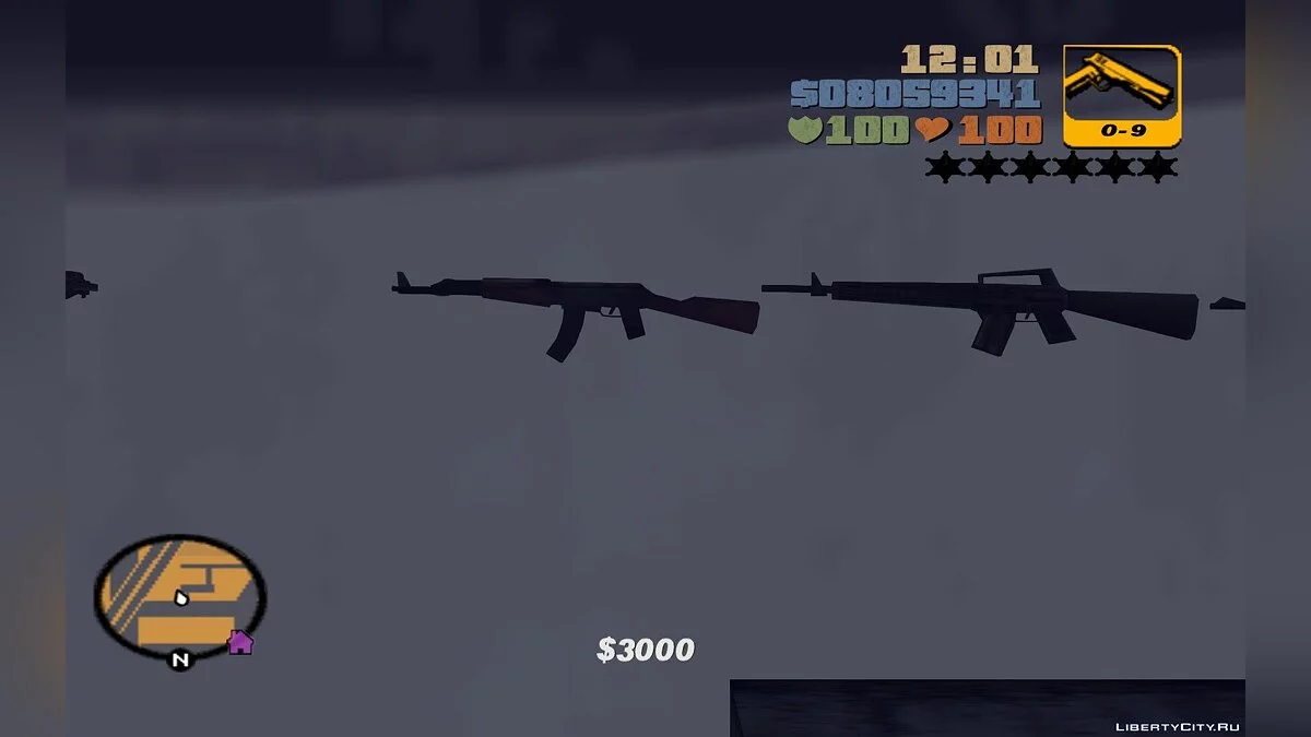 Pembelian Senjata yang Ditingkatkan / GTA 3