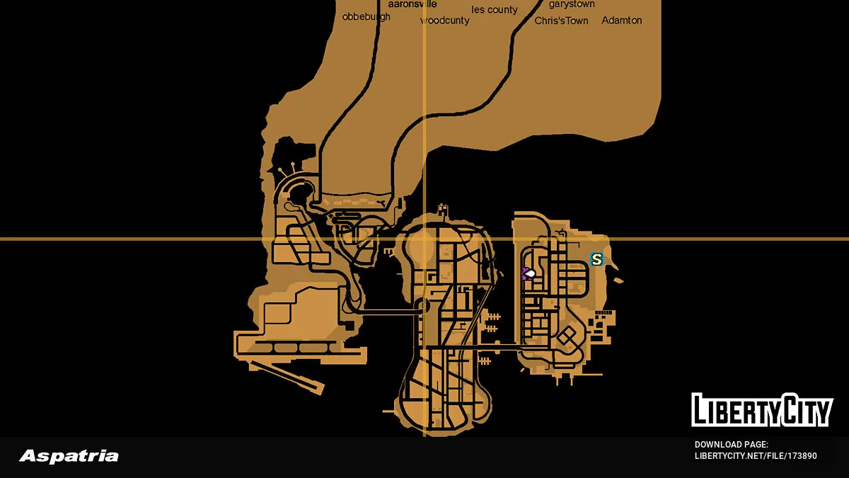 Карта в меню гри / GTA 3