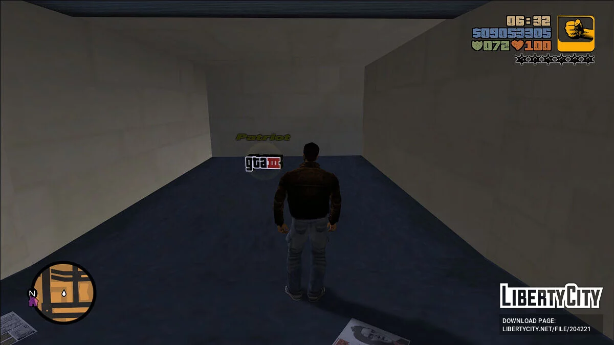 Bulletproof Patriot Spawn / GTA 3