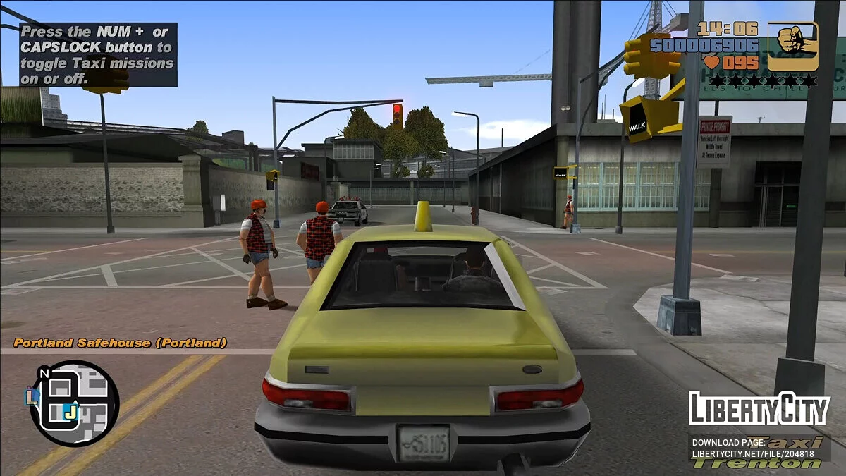 Taxi Mod v1.1 / GTA 3